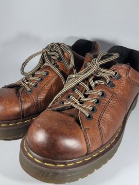 Vintage Doc Martens 8312 Chunky Oxford Shoes Brown GC02F Men’s 10 Womens 11